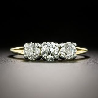 Victorian-Style Three-Stone Diamond Ring by Jabel - 3