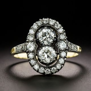 Victorian Style Toi et Moi Diamond Ring - 3
