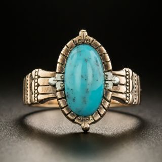 Victorian Turquoise Ring - 2