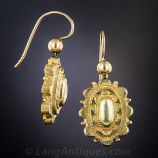 Victorian Yellow Gold Earrings