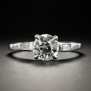 Vintage 1.15 Carat Diamond Engagement Ring- GIA I VS2  - 1