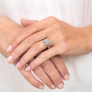Vintage 1.19 Carat  Diamond Engagement Ring - GIA G VVS1