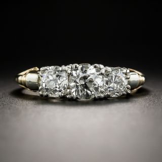 Vintage 1.45 Carat Three-Stone Diamond Ring 