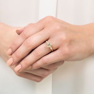 Vintage 1.50 Carat European-Cut Diamond Engagement Ring- GIA