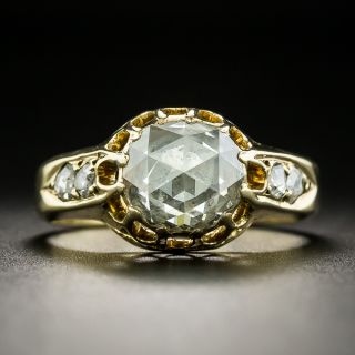Vintage 1.50 Carat Rose-Cut Diamond Ring - 1