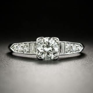 Vintage .58 Carat Diamond Engagement Ring - 2