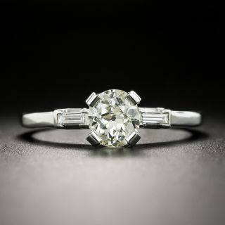 Vintage .80 Carat Old Mine-Cut Diamond Engagement Ring - GIA N VS2 - 2