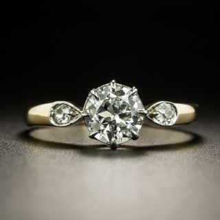 Vintage .85 Carat Diamond Engagement Ring - GIA  F SI2 - 2