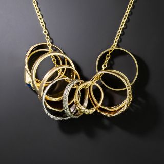Vintage Baby Rings Necklace - 2