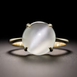 Vintage Cat's Eye Moonstone Solitaire Ring - 2