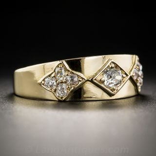 Vintage English Diamond Band Ring