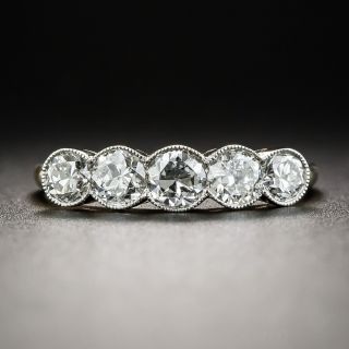 Vintage Five-Stone Diamond Band Ring