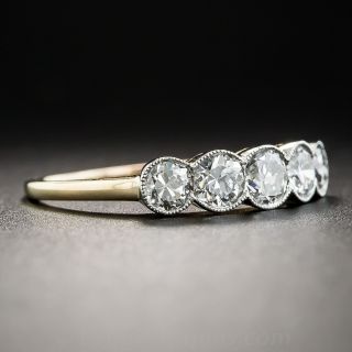 Vintage Five-Stone Diamond Band Ring