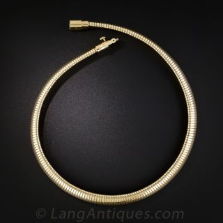 Vintage 'Gas Pipe' Necklace by Forstner - 3