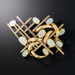 Vintage Opal Brooch - 2