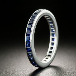 Vintage Sapphire Eternity Band by J.E. Caldwell - 2