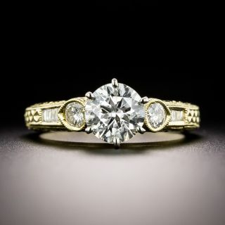 Vintage-Style 1.17 Carat Diamond Engagement Ring - GIA L VS1 - 3