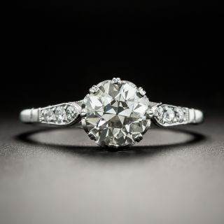 Vintage Style 1.23 Carat Diamond Engagement Ring - GIA N VS1 - 2