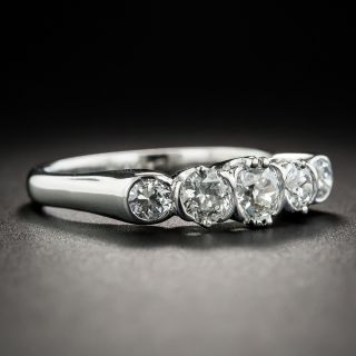 Vintage Style Five-Stone Diamond Ring