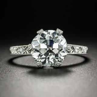 Vintage Tiffany & Co 3.02 Carat Diamond Engagement Ring - GIA E Internally Flawless - 2