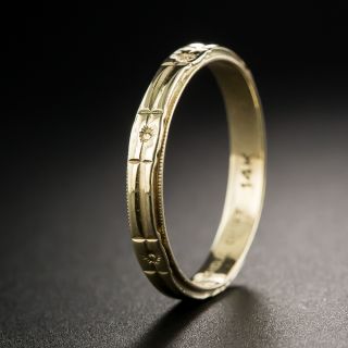 Vintage Wedding Band by Davidson and Sons, New York