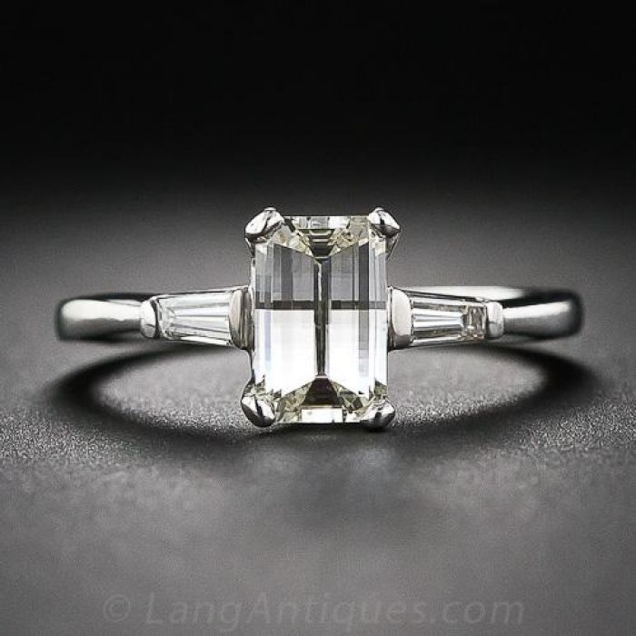 modified emerald cut diamond