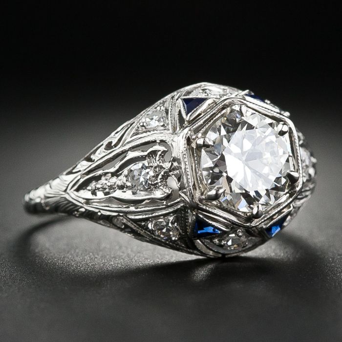 Amazon.com: Luxury Gold Silver Blue Zircon Ring 925 Sterling Silver Shiny  Full Diamond Gemstone Ring Blue Cubic Zirconia Rings CZ Diamond Ring  Eternity Engagement Wedding Band Ring for Women Size 8