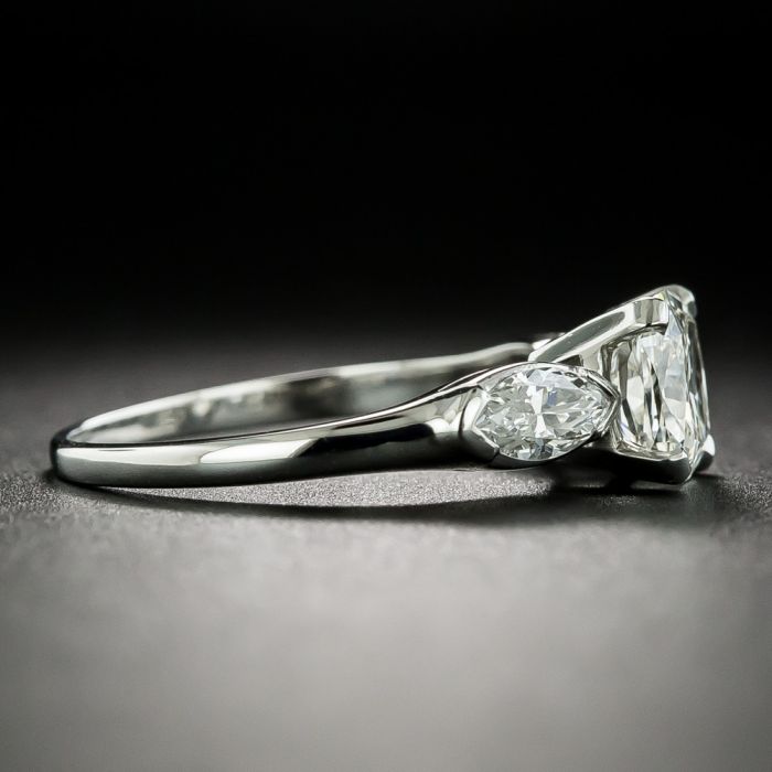 16 Carat Asscher Cut Emerald & Edwardian Diamond Ring With 925 Sterling  Silver | eBay