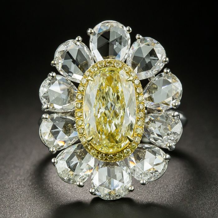 Buy Pinkstone Flower Diamond Ring | Krishna Jewellers