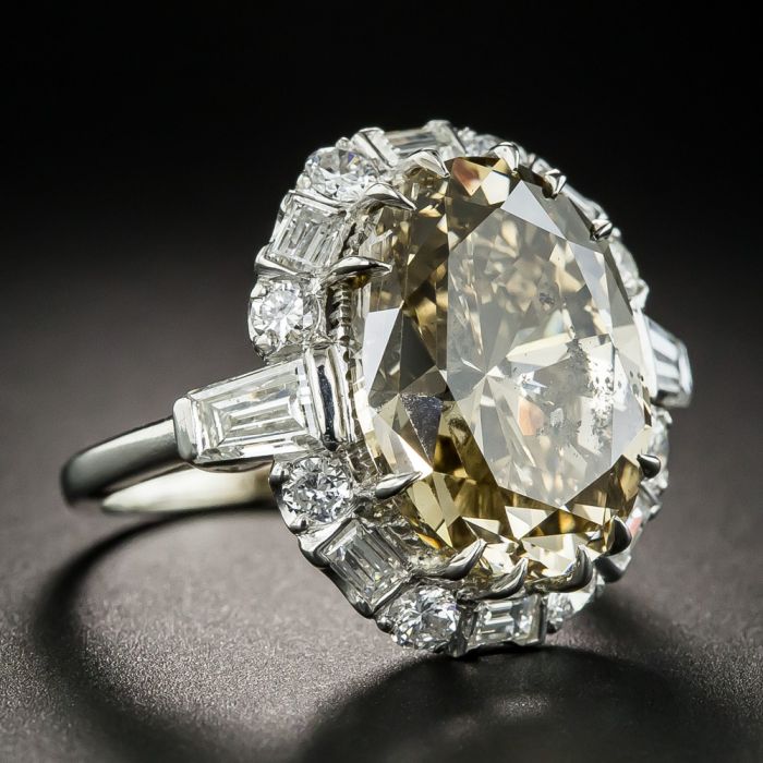 Deco Natural Fancy Color Diamond Men's Ring | Rings for men, Mens gold rings,  Brown diamond