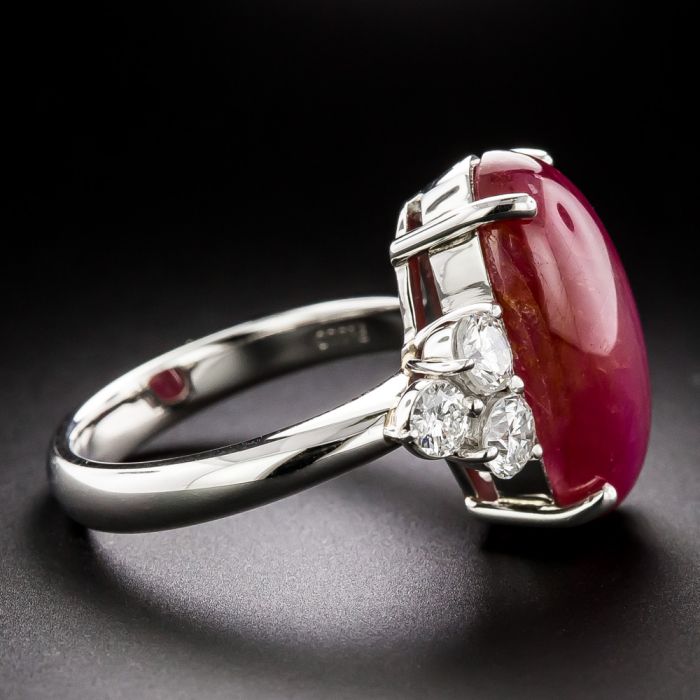 Cabochon on sale ruby value