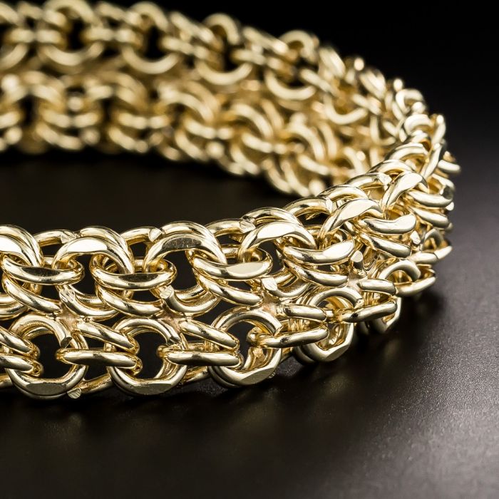 Double curb link on sale bracelet