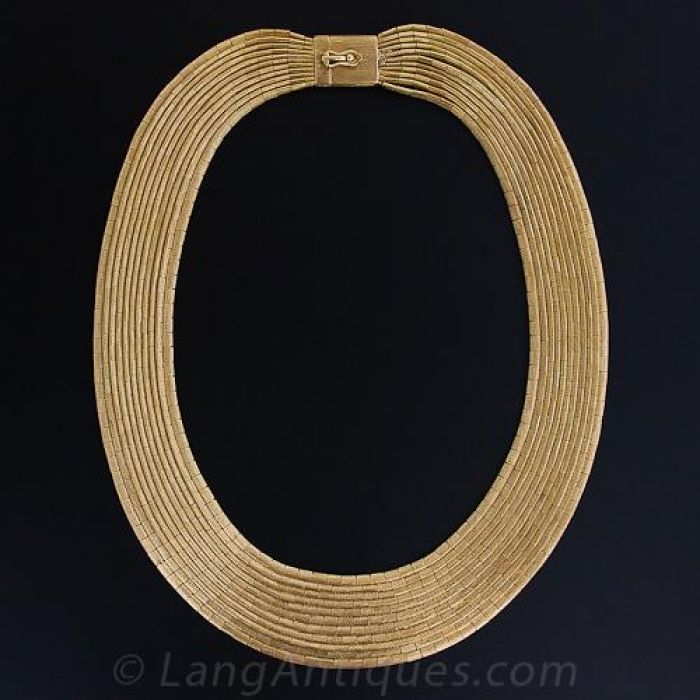 multi strand gold chain