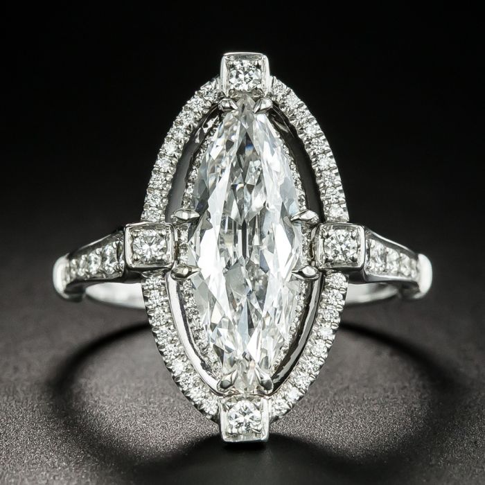 VIR JEWELS 2 cttw 3 Stone Blue and White Diamond Engagement Ring 14K White  Gold Size 7 | Amazon.com