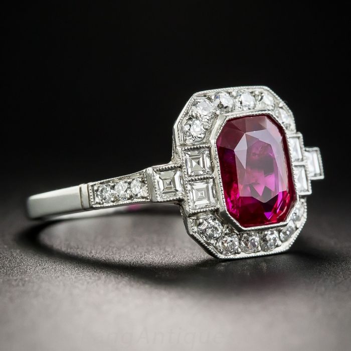 Diamond hot sale cut ruby