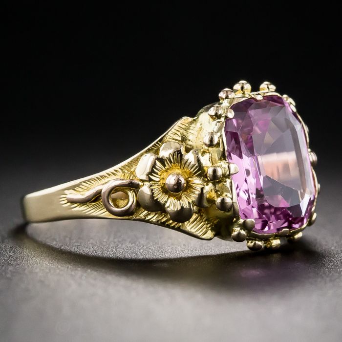 Pink topaz store rings