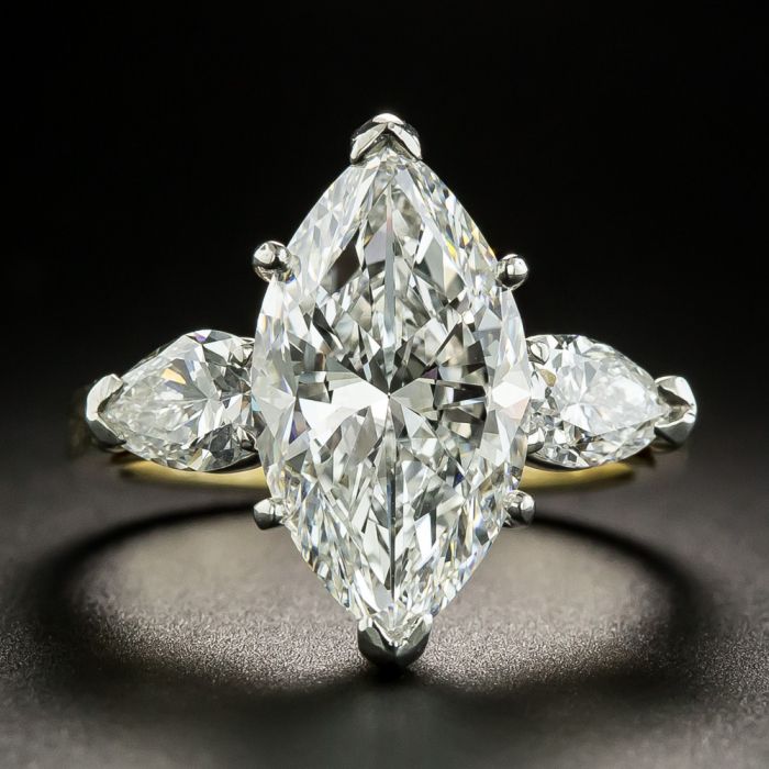 Misleidend evalueren Geleidbaarheid 4.36 Carat Marquise Cut Diamond Engagement Ring - GIA E VVS2, Stamped  Tiffany