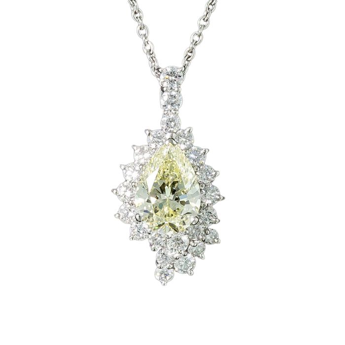 Amazon.com: FRIENDLY DIAMONDS 0.50 Carat IGI Certified Pear Shape Lab Grown  Diamond | Marisol Pear Solitaire Diamond Pendant With Gold Chain | In 14K  White Gold FG-VS1-VS2 Quality : Clothing, Shoes &
