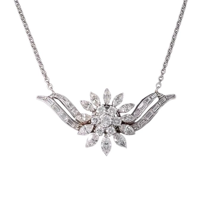 Vahan Vahan Diamond Cluster Necklace 001-165-02783 Tahlequah | Meigs  Jewelry | Tahlequah, OK