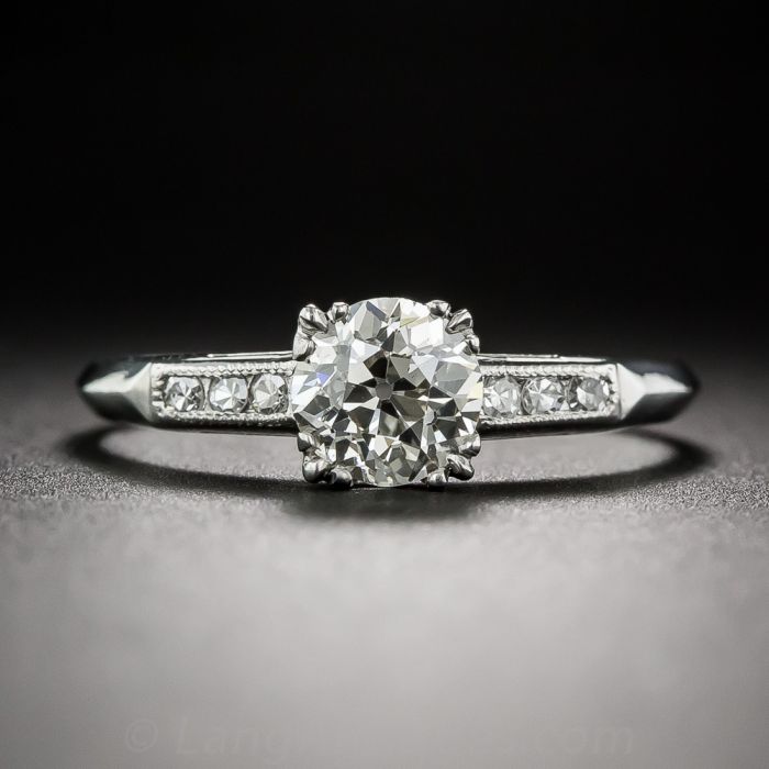 90 Carat Diamond Vintage Engagement Ring