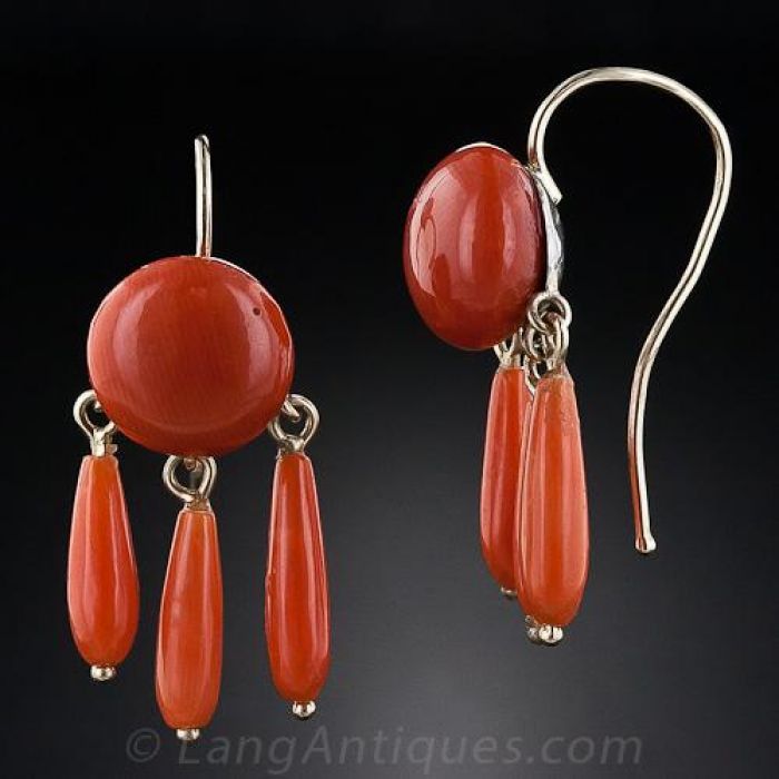 Aggregate more than 172 italian coral earrings latest