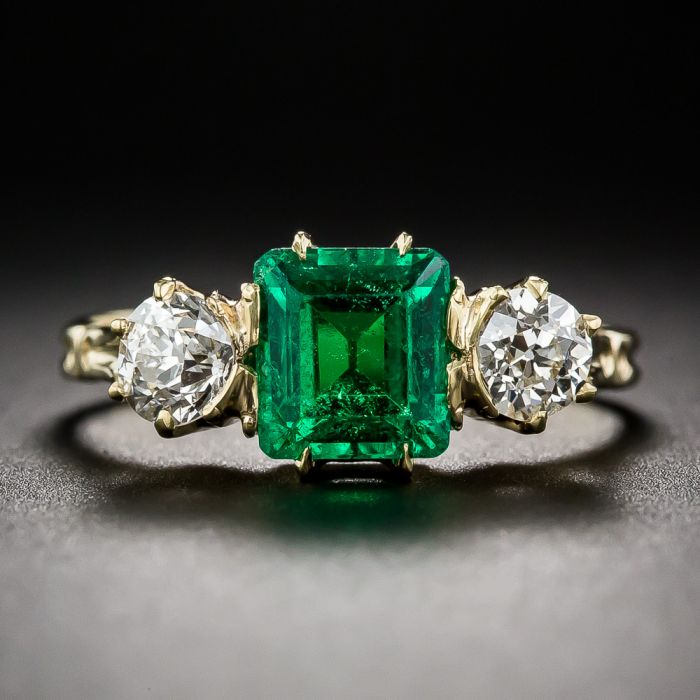 emerald and diamond ring, mens emerald rings, antique emerald rings, vintage  emerald rings, emerald benefits, emrald green – CLARA