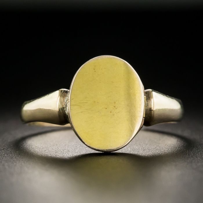 Locket-Style 9ct Rose Gold Ring – PI London