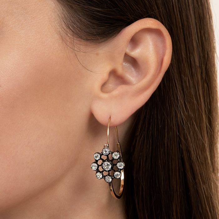 Georgian best sale paste earrings