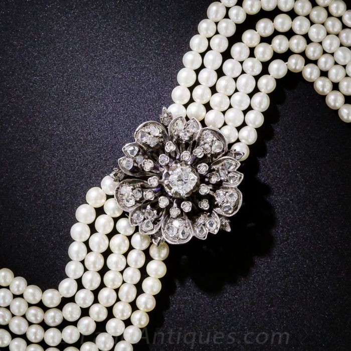 Vintage Gold - Pearl Necklace with Studs - CherishBox –  CherishBox_pearljewellery