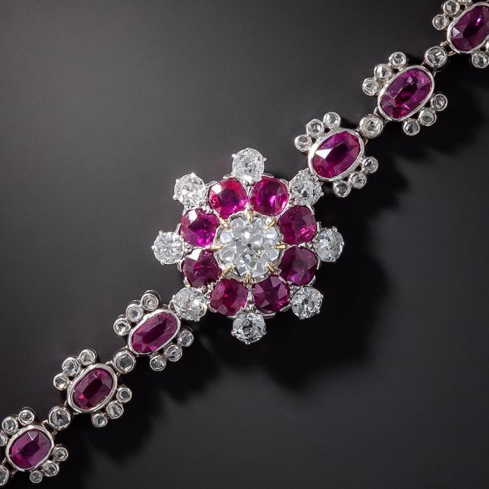 antique ruby bracelet