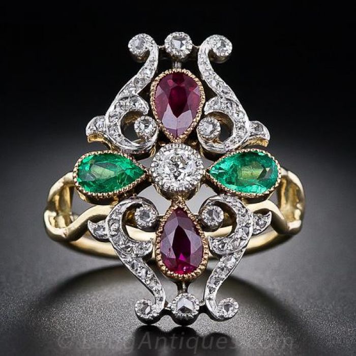 jsaj MULTI STONE MICRO RING ADJUSTABLE RING FOR WOMEN RUBY EMERALD RUBY  STONE Silver Ruby, Emerald Sterling Silver Plated Ring Price in India - Buy  jsaj MULTI STONE MICRO RING ADJUSTABLE RING