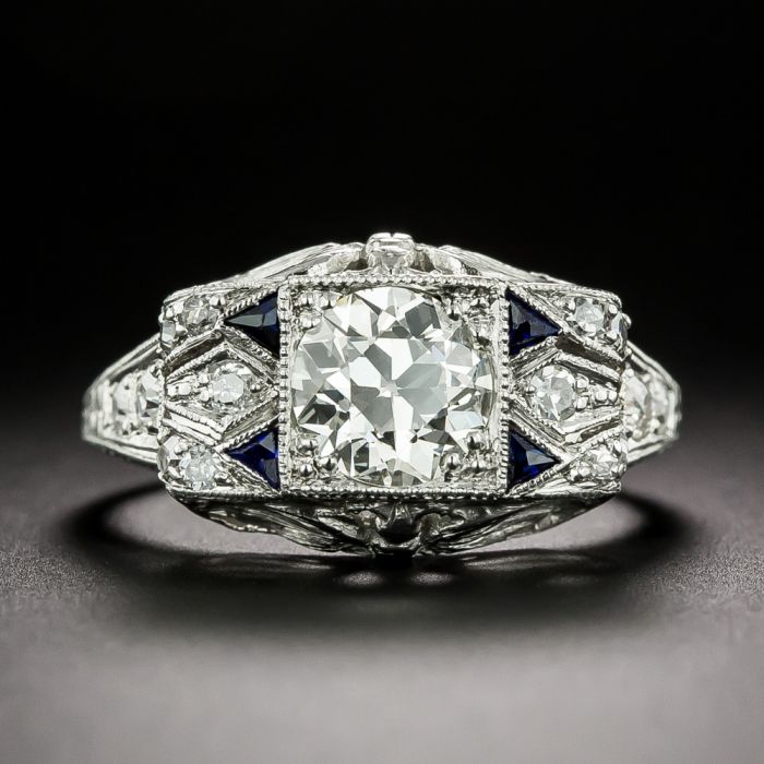 Vintage 14 Karat Yellow and White Gold Marquise Diamond Engagement Rin –  Aurum Jewelers