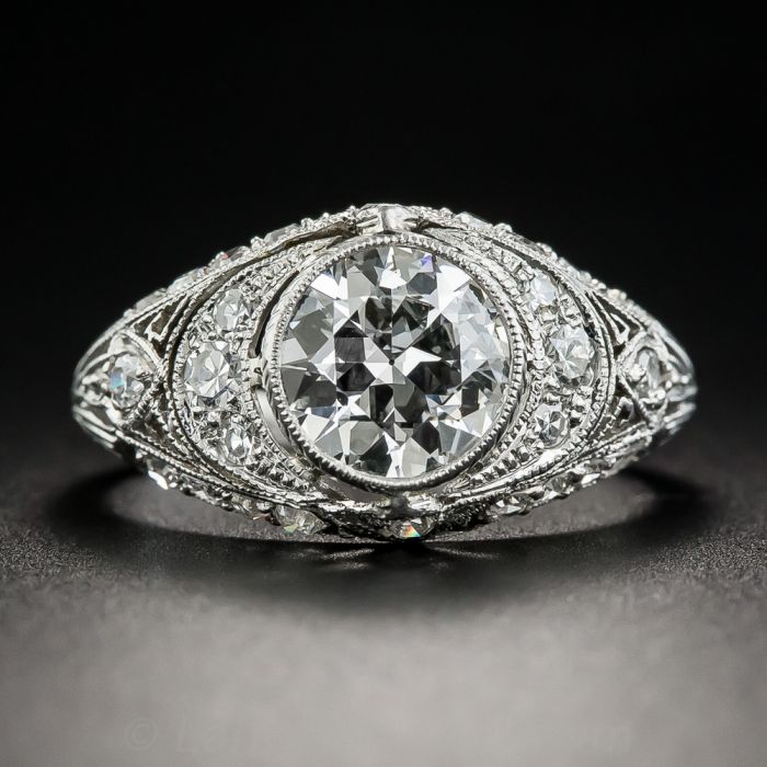 Original Schlumberger For Tiffany Custom Platinum Diamond Ring For Sale at  1stDibs | beatrice schlumberger, tiffany clock ring, spears & co. fine  jewelry and custom designs reviews