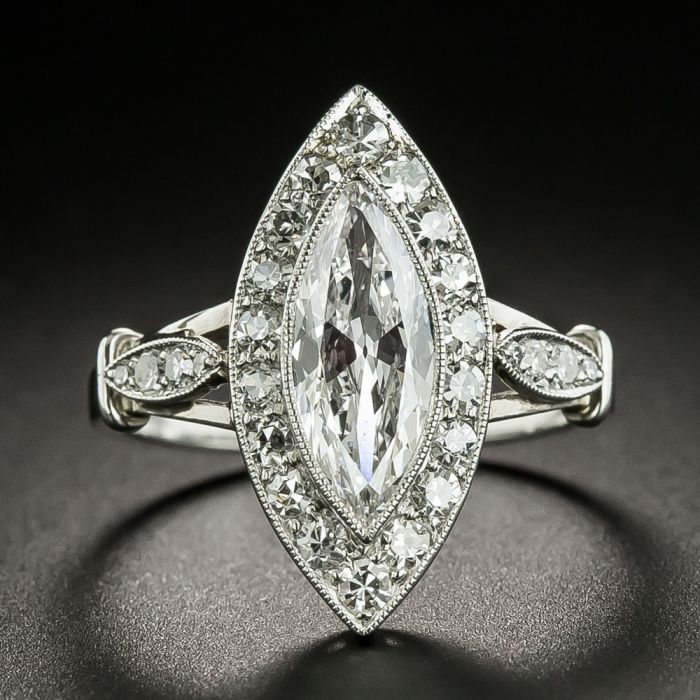 Antique 1920s Art Deco Diamond Engagement Ring | Deco Shop | Art deco  diamond ring engagement, Art deco jewelry rings, Art deco engagement ring